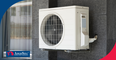 Hands cleaning indoor air conditioner filter.