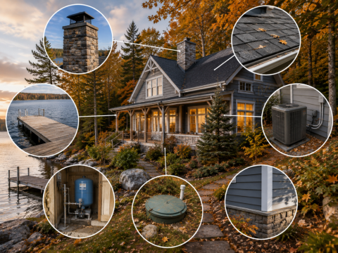Fall cottage home inspection checklist for waterfront property