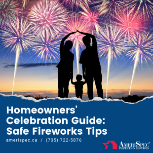 Silhouette of a family with a child watching a colorful fireworks display at sunset